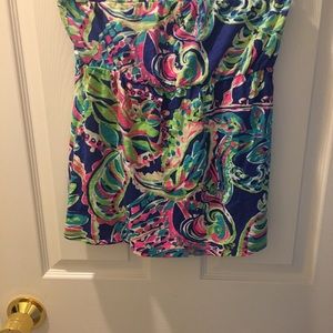Lilly Pulitzer strapless top